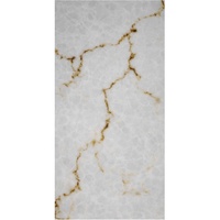 Innovant Translucide onyx Marbre Blanc albâtre feuilles panneau mural