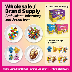 Uovo Sorpresa con Cioccolato, Biscotti, Caramelle e Giocattolo, Regalo Originale, Dolciumi all'Ingrosso OEM per Distributori, Pasqua, YOLODUCK - Product Image 5