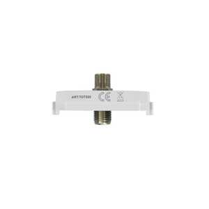 White <b>Screw</b>-On Satellite TV <b>Socket</b> - Product Image 2