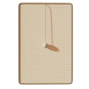 Wall Mounted Cat Scratching <b>Board</b> Sisal <b>Mat</b> With Hanging Ball Wear Resistant For Indoor Cats Multiple Sizes Available - Product Image 5