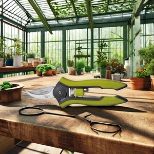 PC P02 315PAS 153mm Tijeras de podar para jardinería Borde liso Acero inoxidable Grado DIY para el cuidado de bonsái - Product Image 6