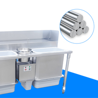 Vente chaude Automatique Électrique Poulet Travail En Acier Table En Métal Panure Table Pour Poulet Frit