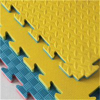 Matras Puzzle Busa EVA Anti Selip Tahan Air Peredam Guncangan Sistem Interlocking untuk Olahraga