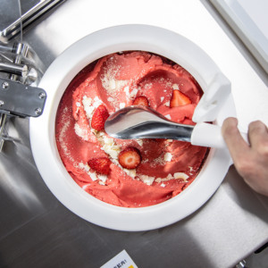 屋外小売スペース使用MILES GALAXY ProV2カートアイスクリームメーカージェラートマシン2フレーバーバッチフリーザー空冷2シリンダー - Product Image 3