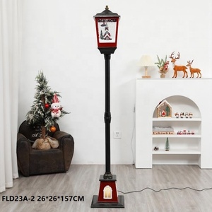 Fábrica al por mayor Navidad nieve lámpara Musical moda reutilizable farol para decoración <span class=keywords><strong>de</strong></span> festivales - Product Image 3