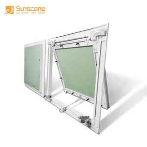 Trap Door Gypsum Board Access Panel Plaster Flush Aluminum 60x60 Drywall Gypsum <strong>Ceiling</strong> Lock Open - Product Image 3