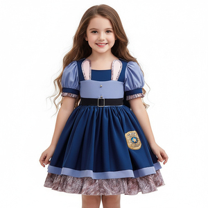 <span class=keywords><strong>Costume</strong></span> da <span class=keywords><strong>Poliziotta</strong></span> Judy Hopps per Bambine, Vestito da Coniglietta per Carnevale, Compleanno, <span class=keywords><strong>Halloween</strong></span>, Festa in Maschera - Product Image 1