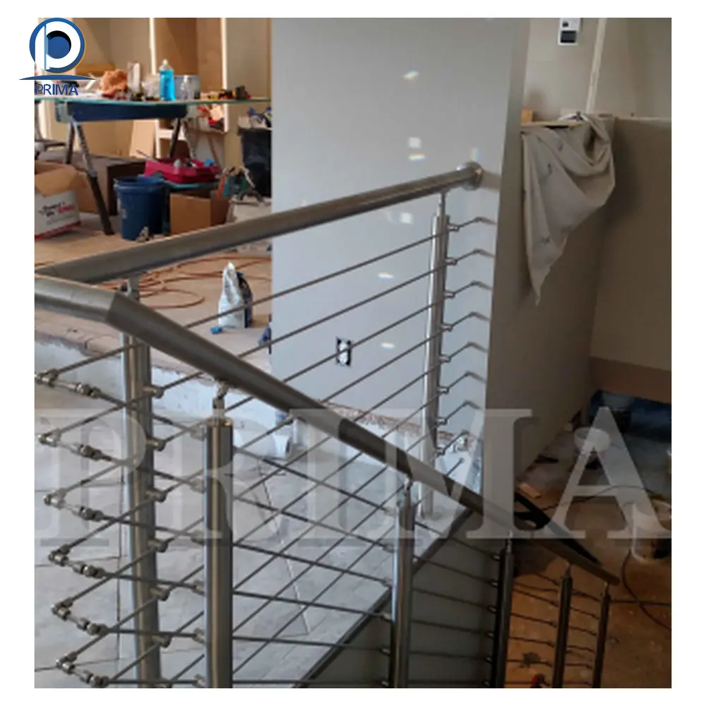 CBDMART फैक्टरी प्रत्यक्ष बिक्री स्टेनलेस स्टील कटघरा बालकनी रेलिंग घर सीढ़ी रेलिंग लोहे सीढ़ी रेलिंग