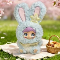 Nouvelle Boîte Mystère en Peluche Série Paradise des Lapins Congelés Budi X KUBAO – Figurine Mignonne Tendance, Idéal Cadeau