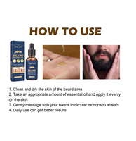 Huile à barbe de marque privée, croissance de la barbe, soin naturel de la barbe, huile à barbe pour hommes, hydratante et nourrissante