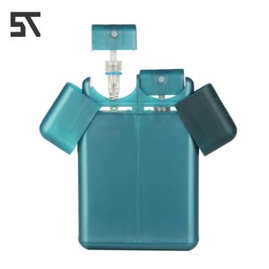 Customizable Blue PP 30ml Double Head Perfume <b>Bottle</b> Portable with Pump Sprayer Seal Direct From Manufacturer - Product Image 3