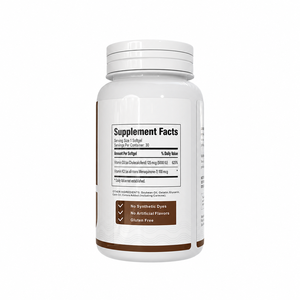 Complément alimentaire pour la santé cardiaque à la vitamine D3K2, soutien immunitaire, calcium, vitamine D3 K2 B12, capsules molles - Product Image 3