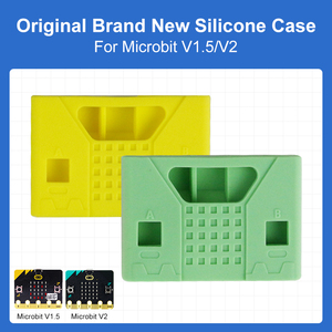100 étuis BBC Micro:bit v2, nouveau boîtier en silicone avec bouton B et une partie fine pour marelle 5x5 points, compatible avec cartes V1.5 - Product Image 6