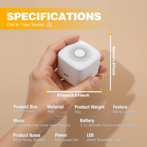 Dış mekan kullanımı için taşınabilir Mini akıllı sağlık cihazı beyaz gürültü ses USB iletişimi ile kolay kullanımlı ve taşıma uyku makinesi - Product Image 1