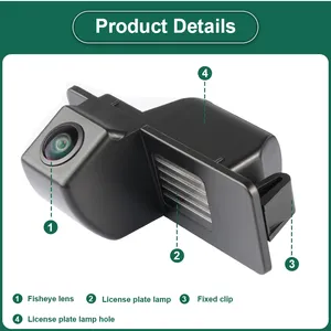 Ahd1080p đảo ngược máy ảnh cho Buick Lacrosse gl8 Encore excelle chevrolet TRAX Aveo Cruz <span class=keywords><strong>CADILLAC</strong></span> SRX xe giấy phép tấm máy ảnh - Product Image 4