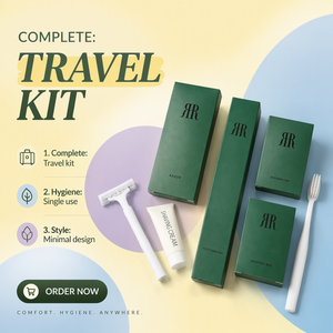 Kits <span class=keywords><strong>de</strong></span> Higiene Personalizados para Hoteles, <span class=keywords><strong>Kit</strong></span> <span class=keywords><strong>de</strong></span> Cepillo <span class=keywords><strong>de</strong></span> Dientes <span class=keywords><strong>de</strong></span> Viaje, Amenidades Desechables para Hoteles, Pantuflas <span class=keywords><strong>de</strong></span> Baño, <span class=keywords><strong>Kit</strong></span> Básico <span class=keywords><strong>de</strong></span> <span class=keywords><strong>Limpieza</strong></span> con Champú - Product Image 1