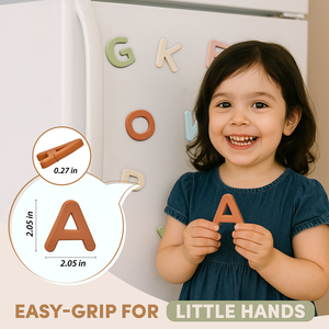 <span class=keywords><strong>Lettere</strong></span> Magnetiche <span class=keywords><strong>in</strong></span> Silicone Joycat, 26 <span class=keywords><strong>Lettere</strong></span> Maiuscole ABC, Magneti per Frigorifero per Bambini e Neonati, Set Giocattolo Educativo - Product Image 6