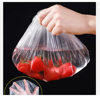 Couvre-plat élastique en plastique, film alimentaire, couvercles pour aliments pour animaux, gelée, chewing-gum, lait, sushi, nouilles, durable et jetable