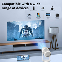 Gran oferta de proyectores de TV inteligente para teléfono móvil de cine en casa, videojuego Full Hd, Mini proyector portátil 4K para exteriores, Proyector Android