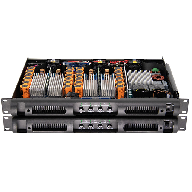 Lihui  1U 1000 Watts Sound Stereo Amplifier 4 Channel Professional Audio Power Amplifier