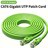 Diskon Grosir Pabrik Outlet CCA Cat6 UTP 24AWG RJ45 Kabel Patch Ethernet untuk Koneksi Router WiFi Kantor