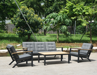 Meubles d'extérieur modernes en aluminium pour Villa, hôtel, meubles de jardin, Patio, canapé, Table de foyer
