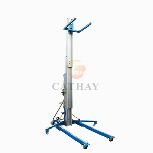 CE ISO Mini Portable Manuel Électrique Mobile 3-7.9m 340kg Charge <span class=keywords><strong>Manivelle</strong></span> Ascenseur avec Prix D'usine - Product Image 1
