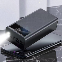 Nouvelle Batterie Externe Chargeur Rapide Grande Capacité 60000mAh 80000mAh 100000mAh Portable pour iPhone