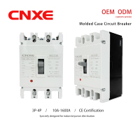Disjoncteur à boîtier plastique CE MCCB 3P/4P 20-630A 800V, directement de l'usine, pour usage commercial et industriel