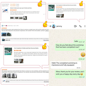 โกดังโครงสร้างเหล็กโลจิสติกส์ - โครงเหล็กเบาสำเร็จรูปทันสมัย ดีไซน์แข็งแรงและประหยัดพลังงาน - Product Image 5