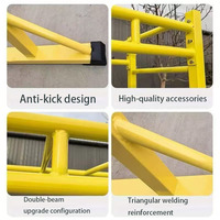 Structure d'escalade en acier durable pour l'entraînement physique des enfants en intérieur/extérieur - Tractions avec couleur personnalisable