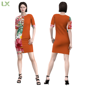 Vestido con estampado tropical para mujer, vestidos largos informales con estampado floral, diseño tribal de Polinesia para verano - Product Image 4