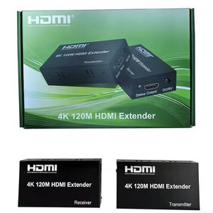 Extensor HDTV 4K de 120 m para Transmisión Sincrónica de <span class=keywords><strong>Audio</strong></span> <span class=keywords><strong>y</strong></span> <span class=keywords><strong>Video</strong></span> a Larga Distancia - Product Image 1