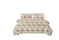 Ensemble de couette pour lit domestique pas cher pour adultes, 4 pièces, 300 fils, style chinois traditionnel, imprimé uni, garnissage en coton, taille King/Double
