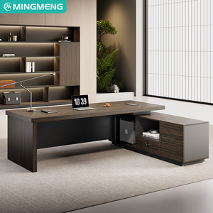 โต๊ะและเก้าอี้สำนักงานทรงตัวแอลโต๊ะคอมพิวเตอร์เจ้านายทันสมัย - Product Image 6