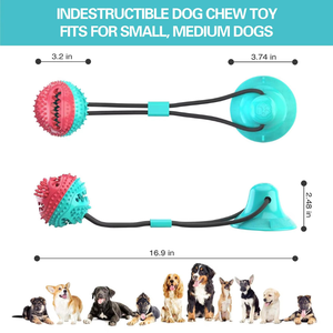 TPR Yeni Gelen Fabrika Toptan Satış Köpek Vakumlu Oyuncak Diş Sıkma Mama Sızdıran Cihaz Havalandırma Kediler - Product Image 3