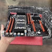 Motherboard Gaming X99 Dual CPU Mendukung Dual Xeon E5 LGA2011-3 CPU Motherboard X99 256GB Dual-channel DDR4 dengan M.2