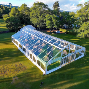 Rõ ràng nhựa kính mái PC Board 20x60 Cabana Tarpaulin Wedding-Tent-orangerie đám cưới Lều sự kiện vật liệu trang trí - Product Image 1