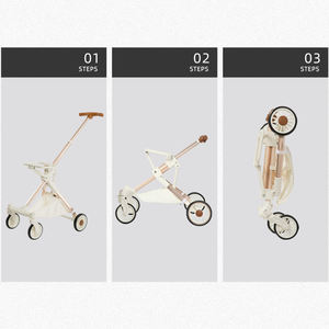 थोक कुत्ते स्टरोलर्स पालतू ट्रॉली पालतू जानवर ट्रक वाहक ऑटो तह लक्जरी पालतू रोलर - Product Image 4