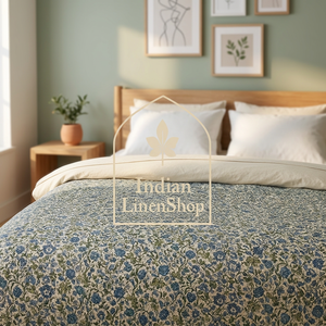 Wholesale Vintage Printed <b>Quilt</b> Old Sari Bedding <b>Handmade</b> Embroidered Cotton Filled Washable Cooling Bedspread for Home - Product Image 3
