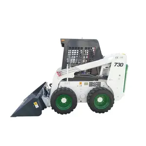 Earthmoving Machinery 내의 멀티 부착물 및 옵션 액세서리 및 부착물이 있는 Wecan 730 미니 스키드 스티어 로더