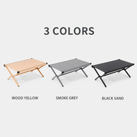 Table pliante double face en alliage d'aluminium YYD OVERLAND, 89 cm, pour camping et pique-nique, 40 kg, pliable, avec sac de transport