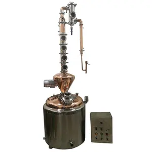 Thuis Distilleerder 4 Inch Koperen Reflux Nog Voor Wodka Rum Gin Whisky Distilleerderij Apparatuur Systeem