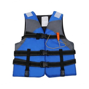 Chaleco Salvavidas de Espuma Naranja para Adultos con Correas y Hebillas Negras para Seguridad Acuática en el Muelle - Product Image 3