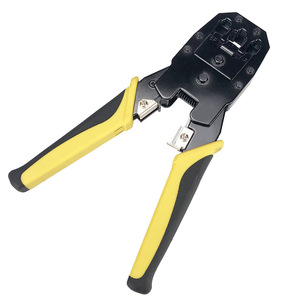 คีมเครื่องมือจีบสำหรับ <span class=keywords><strong>RJ45</strong></span> CAT5 CAT6ขั้วต่อ CAT7 <span class=keywords><strong>RJ45</strong></span>เครื่องมือทดสอบเครือข่าย RJ12สำหรับเชื่อมต่อเครือข่าย