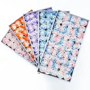 Offre Spéciale 5cm Spray Couleur Savon Roses <span class=keywords><strong>Maison</strong></span> Fête Des Mères <span class=keywords><strong>Noël</strong></span> Graduation Thanksgiving Cadeau Faux Rose Tête <span class=keywords><strong>De</strong></span> Fleur - Product Image 2