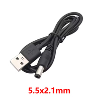 USB Typ ein Stecker auf 3,5*1,35 5,5*2,1 DC-Netz stecker Kabel 5V Barrel Jack Connector Charger Extended Line