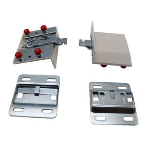 GQK Heavy-Duty ABS Plastic Furniture Fitting Kitchen Cabinet Hanger Bracket with Lading Capacity Damper - Product Image 2