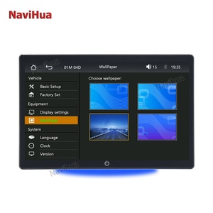 NaviHua 10.1inch Carplay Monitor <b>Stereo</b> Multimedia Rear Seat Back Entertainment Headrest Monitor Touch Screen TV Display IPS - Product Image 5