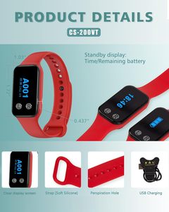 Reloj con Sistema de Llamada Inalámbrico para Cuidadores, con Botones de Llamada SOS y Cordón, para Residencias de Ancianos, Clínicas y Hospitales - Product Image 5